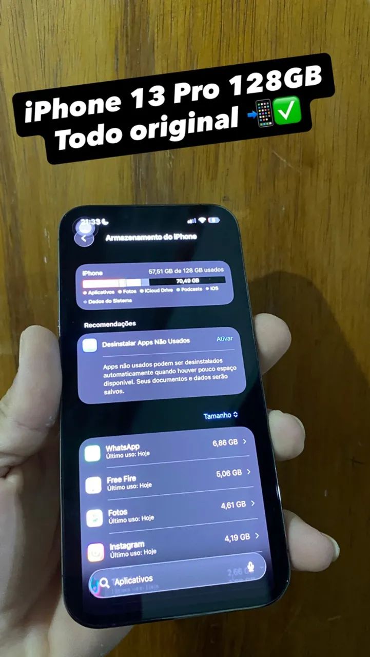 iPhone 13 Pro 128Gb todo original  - Foto 4
