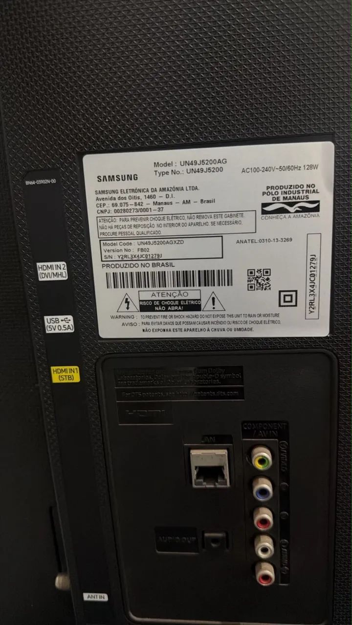 TV Samsung 50? - Não Liga - Para Conserto ou Peças - Foto 4