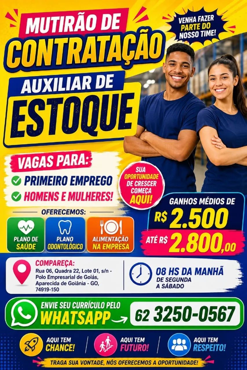Auxiliar de estoque