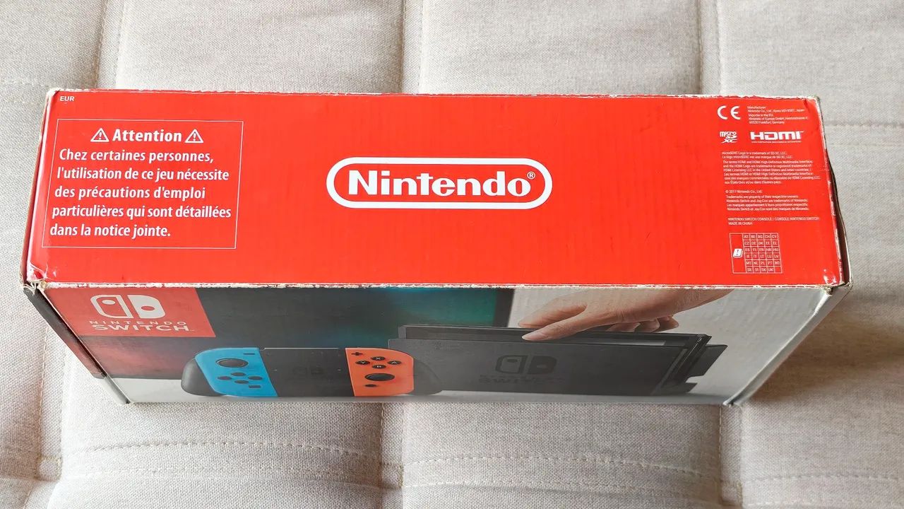 Caixa Vazia Nintendo Switch. Bom estado  - Foto 4