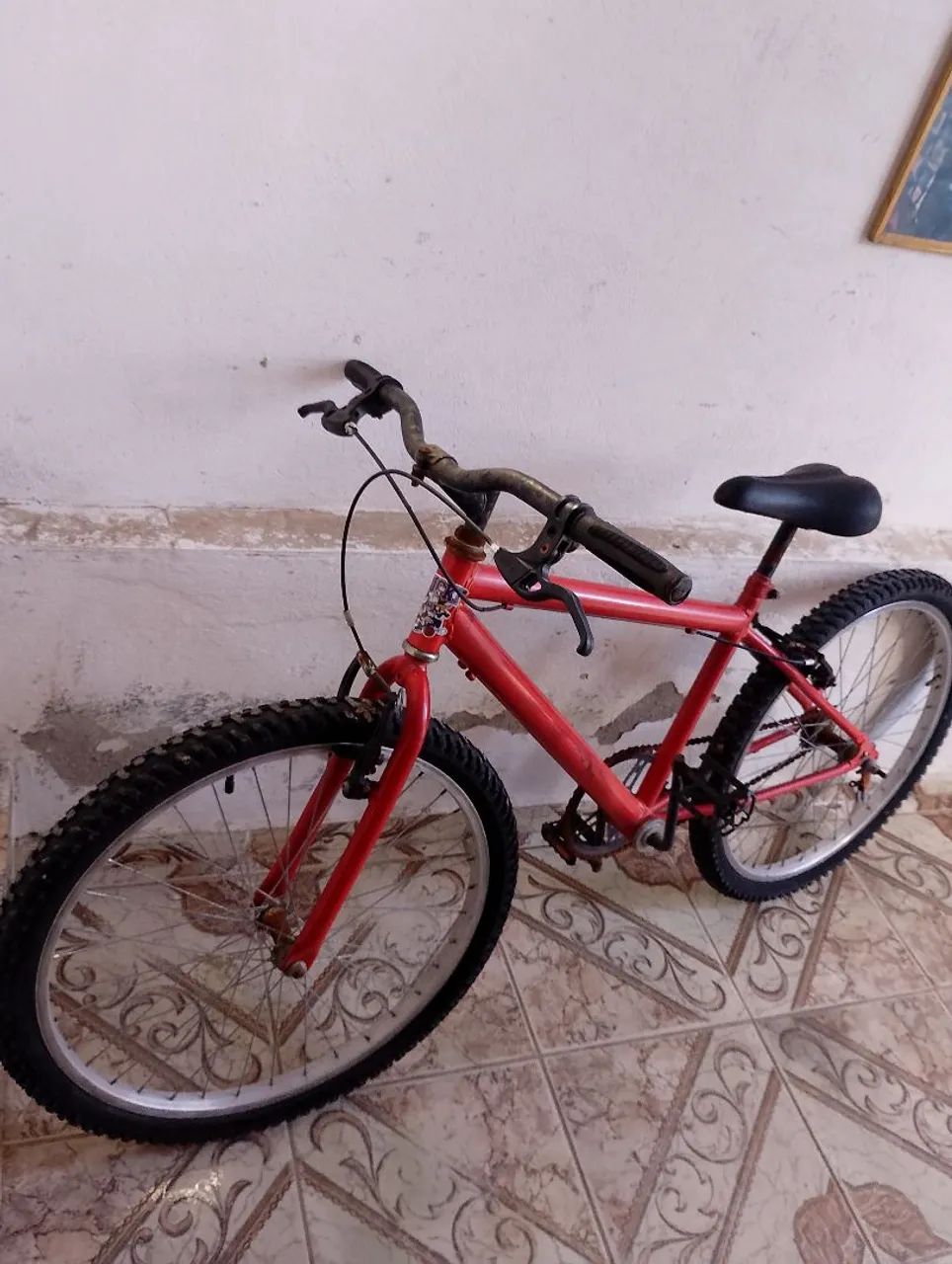 Bicicleta aro 20 vermelha - Foto 3