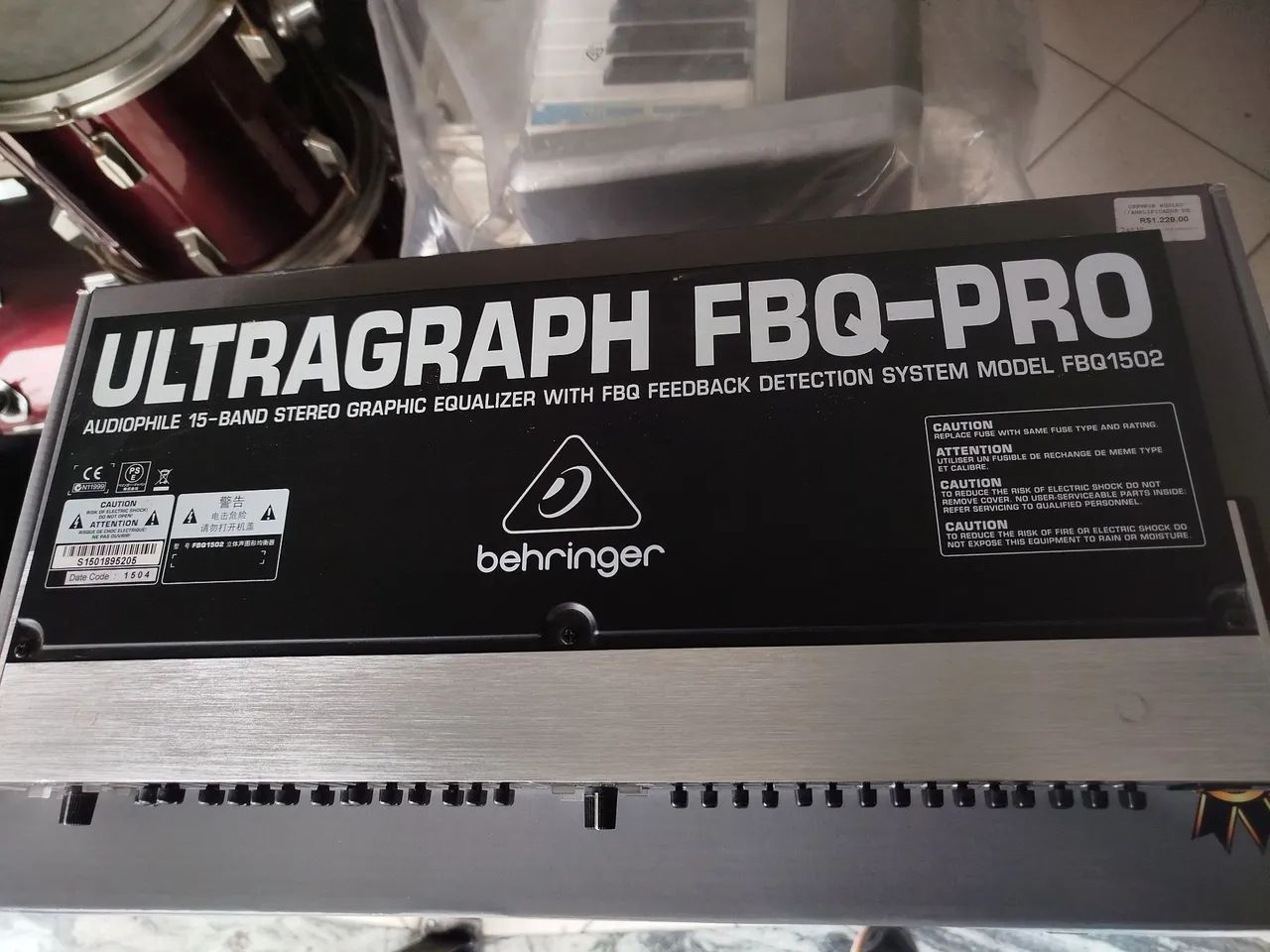 Equalizador Behringer FBQ1502 - Foto 3