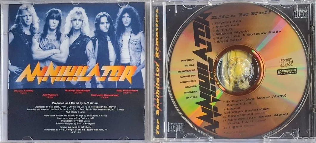 Cd Annihilator Alice in Hell - Foto 3