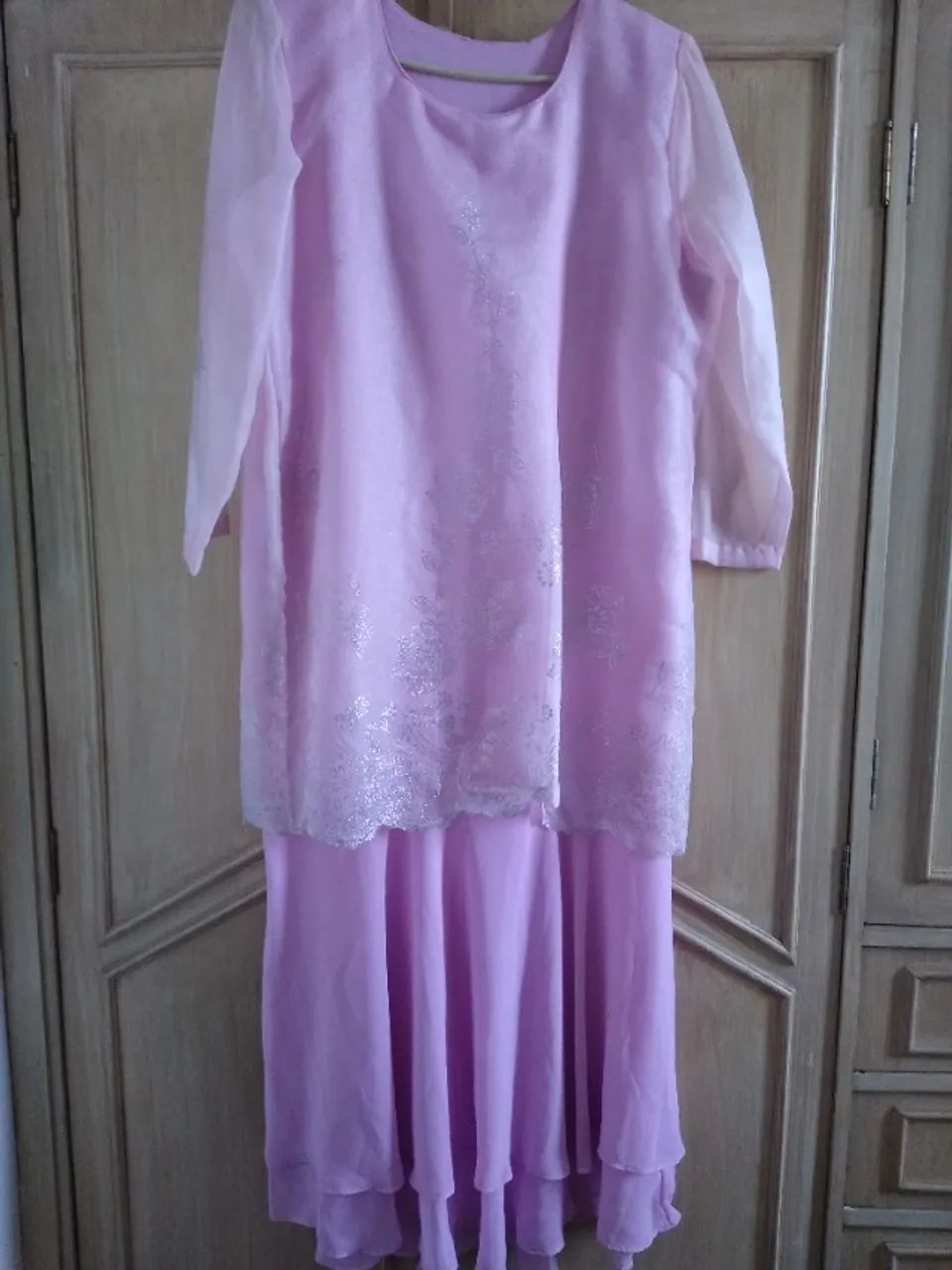 Vestido fino de festa