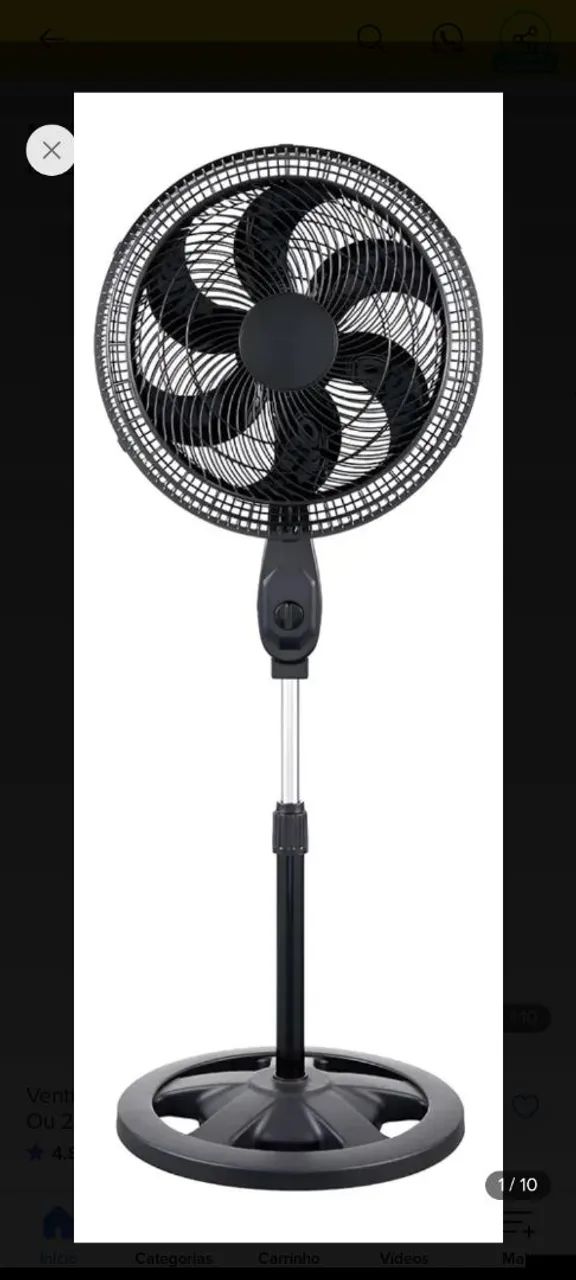 Ventilador de coluna 6 pás 