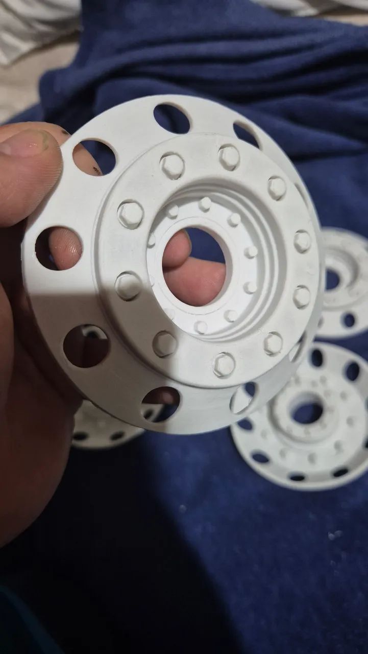 Rc Automodelo Calota 3D Caminhão FG 1/5 projeto único iguais as originais  - Foto 3