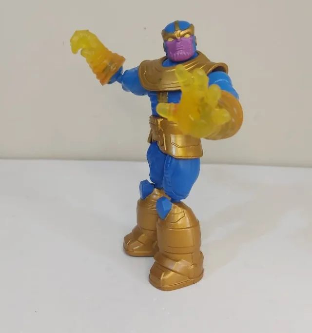 Action Figure Thanos Bend And Flex Marvel Avengers Hasbro 16cm - Foto 2