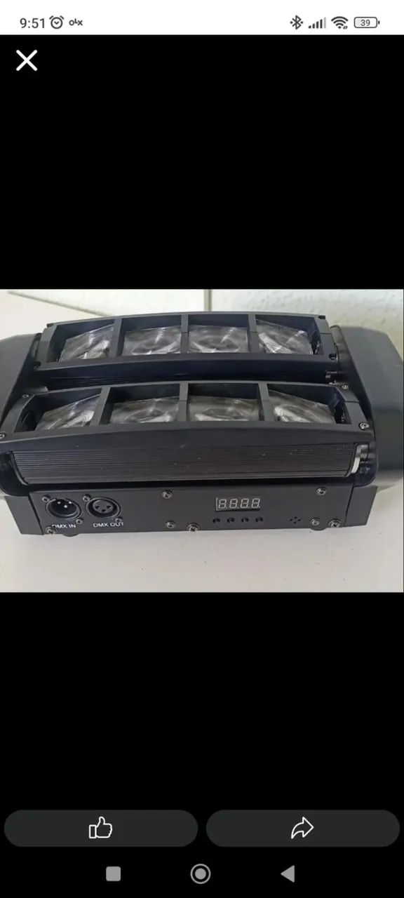 Mini Moving Spyder 8 x 5W