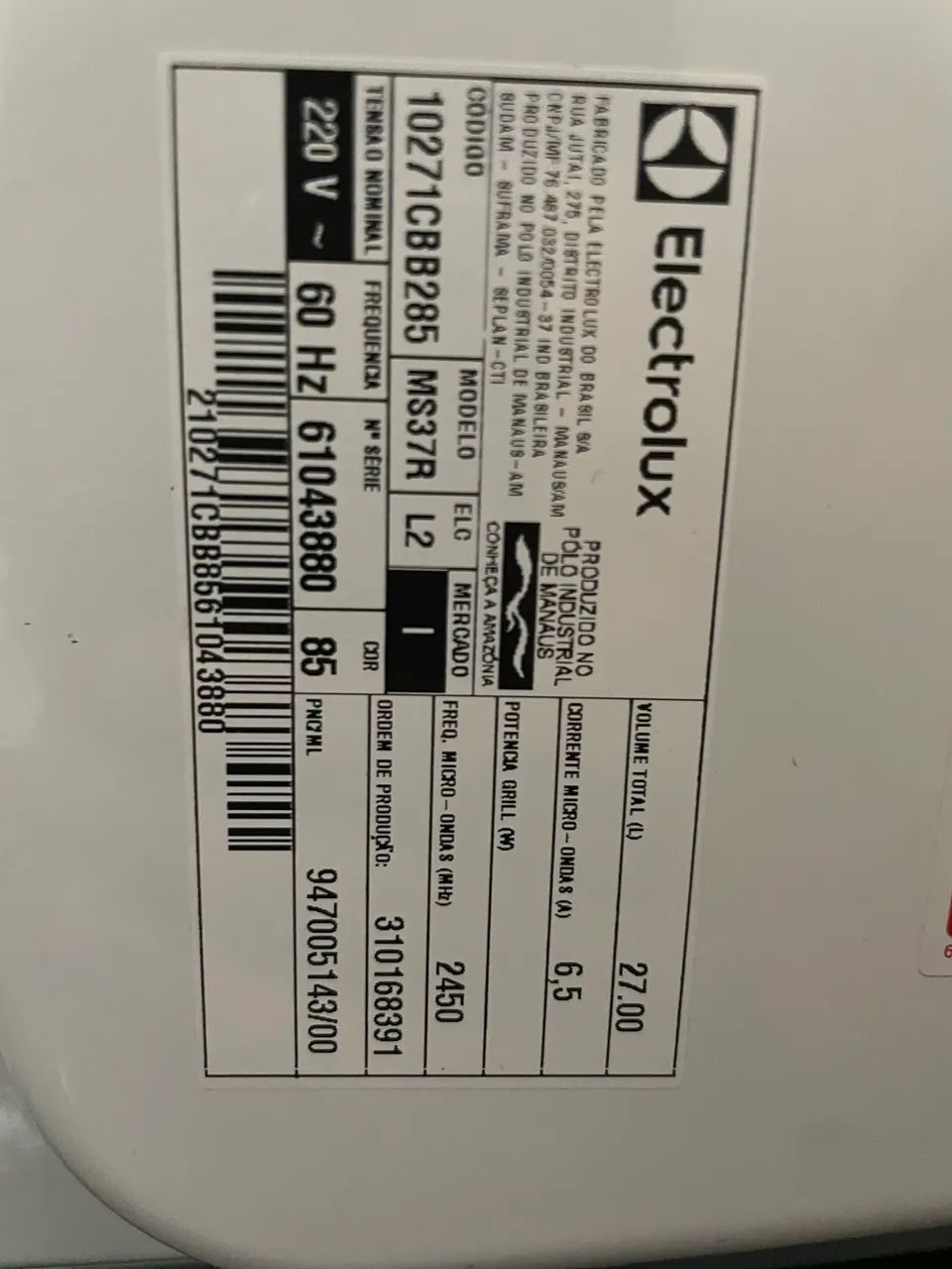 Microondas Eletrolux inox 27 litros  - Foto 4