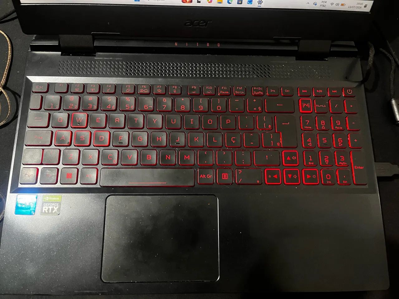 Notebook Acer Nitro 5 - i5 12ª - 16/512 - RTX 3050 - Foto 2