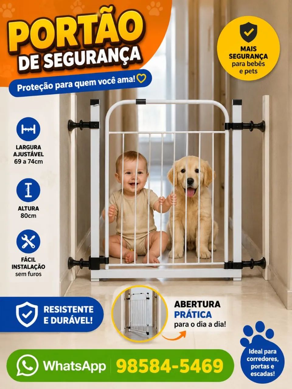 Portão com abertura - Foto 2