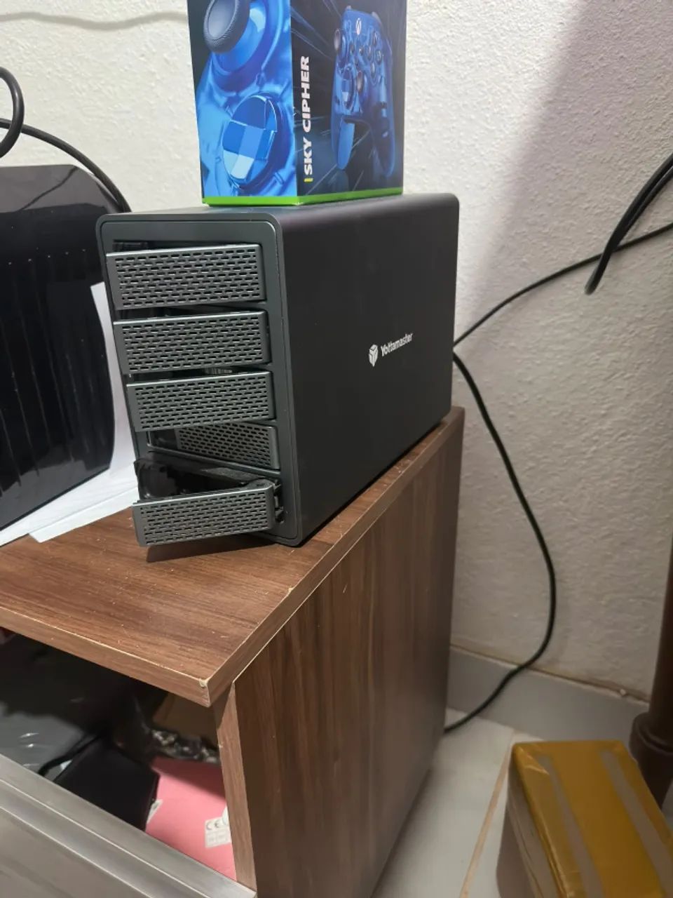 100Tb HD Externo Yottamaster case 5 baias USB Tipo C ou Tipo A - Foto 2