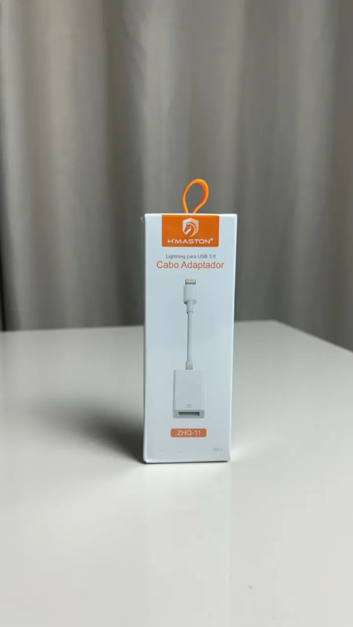 Cabo Otg Lightning Para Iphone Usb 3.0
