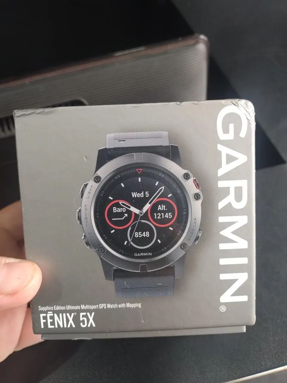 Relógio Garmin Fênix 5x safira  - Foto 5