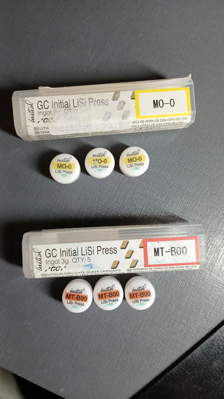 Pastilhas Emax - injeção de dissilicato