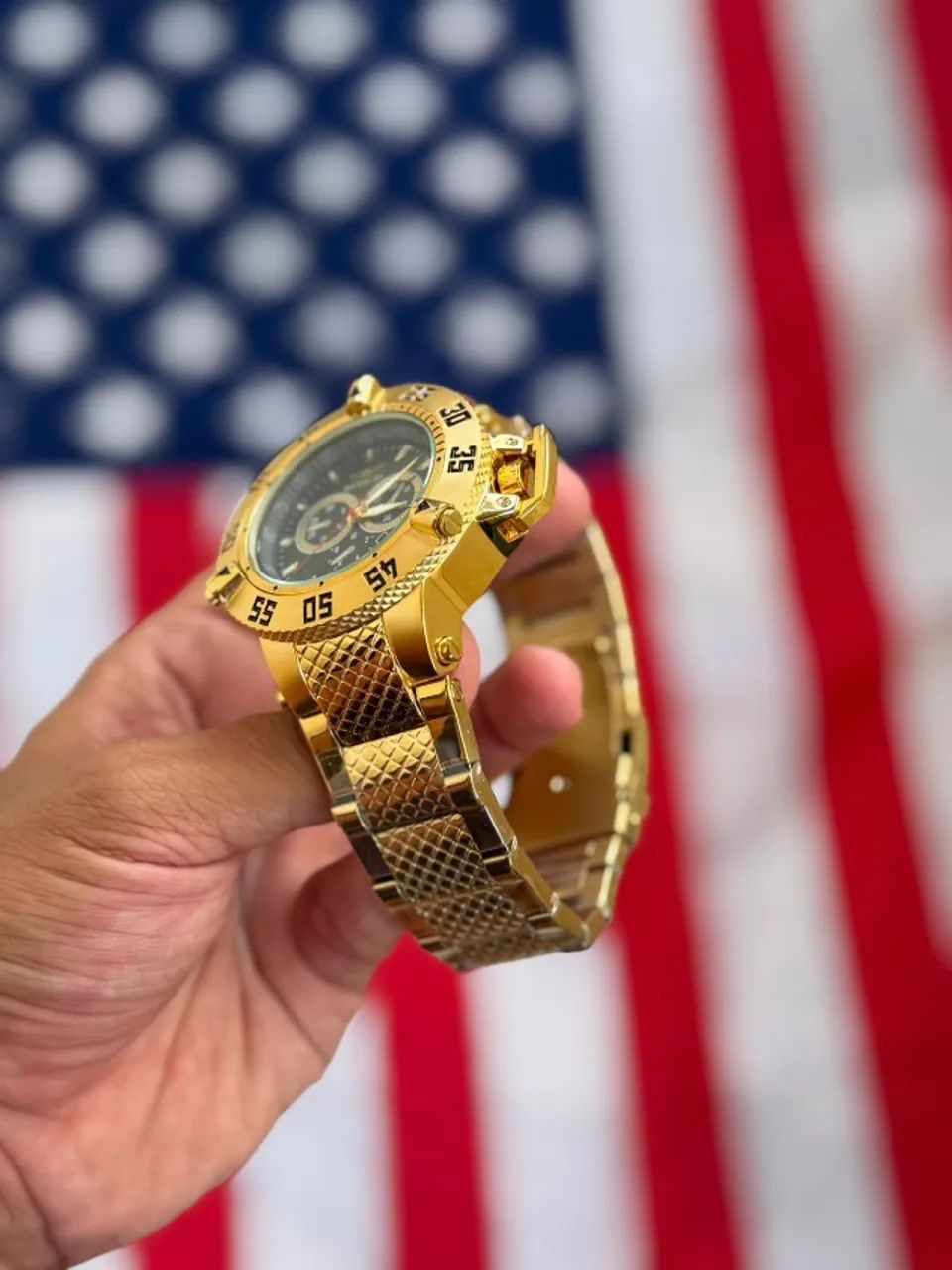 Invicta Dourado com Preto - Foto 2