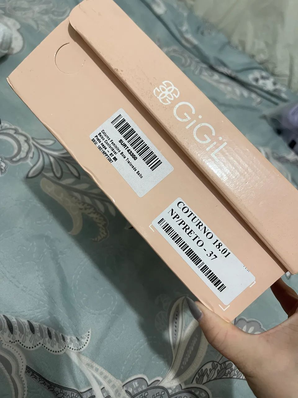 Coturno preto 37 - Foto 2