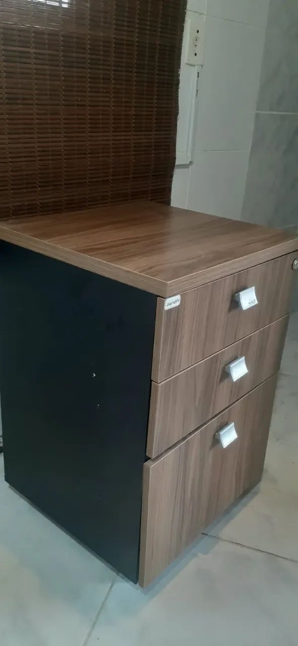 Gaveteiro com 3 gavetas e rodízios ? R$ 250 - Foto 3