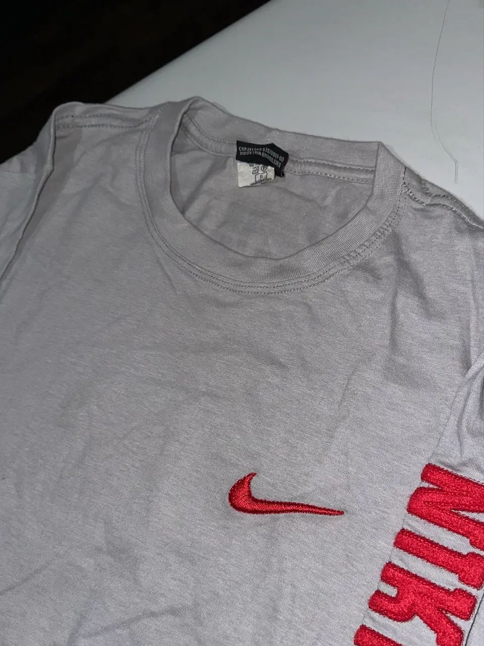 Manga Longa Nike Cinza - Foto 2
