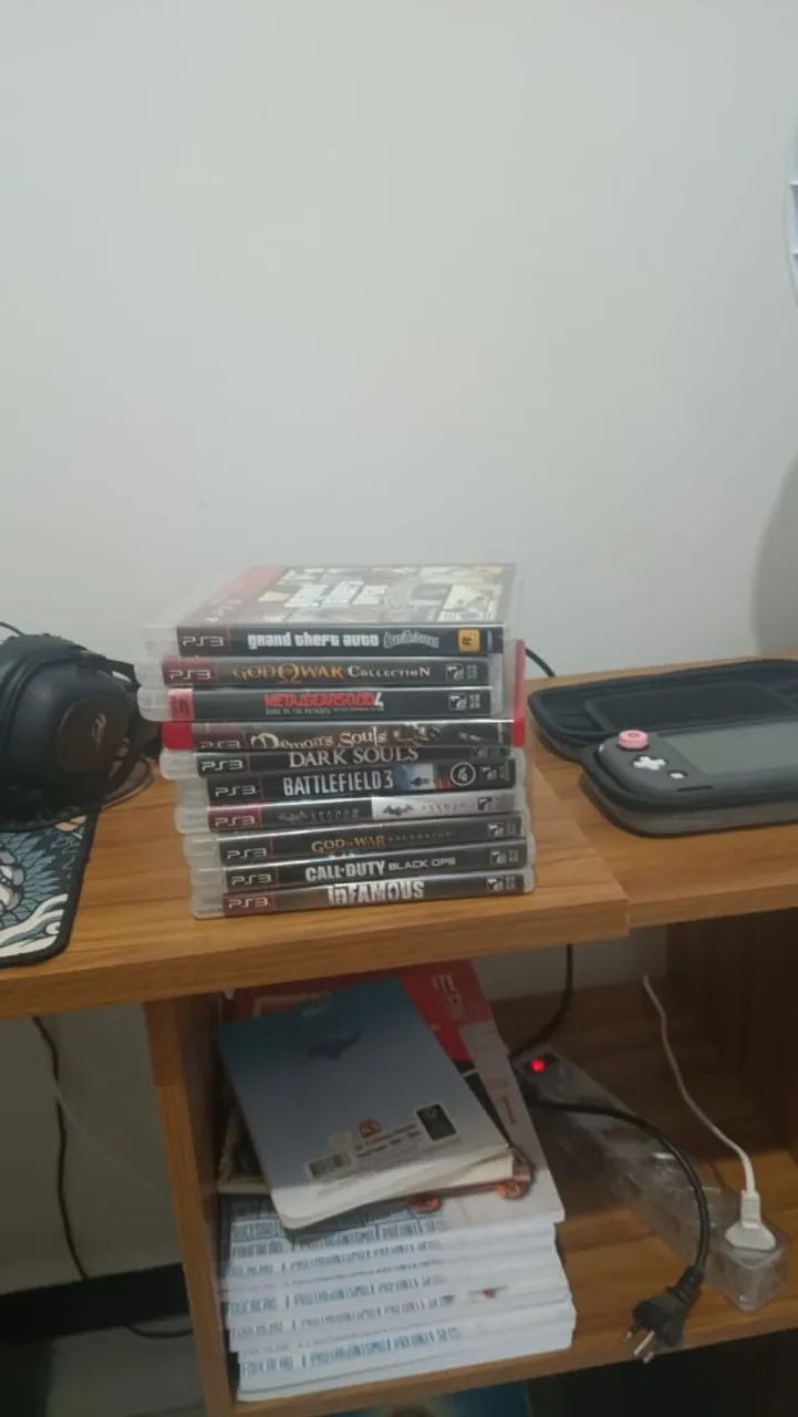 Lote de jogos de ps3