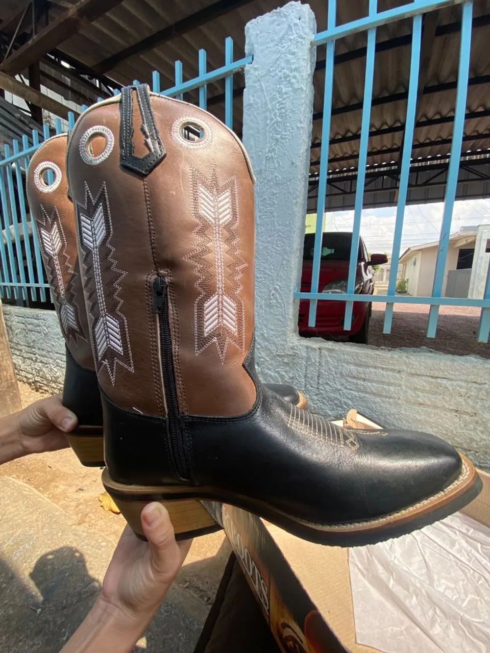 Bota texana cano longo - Foto 4