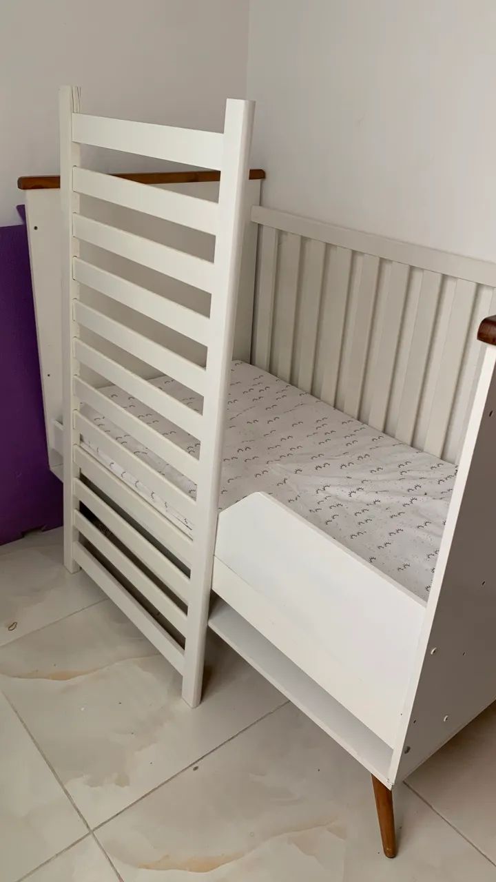 Berço Multifuncional com Colchão Impermeável + Brindes - Foto 4