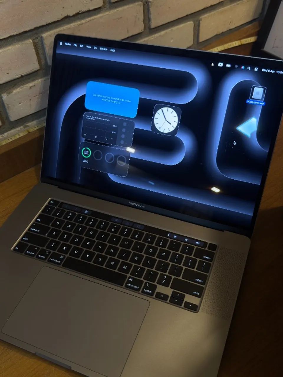 Apple Macbook Pro 16 Pol. 8-core I9 32gb 1tb 2019, Impecável