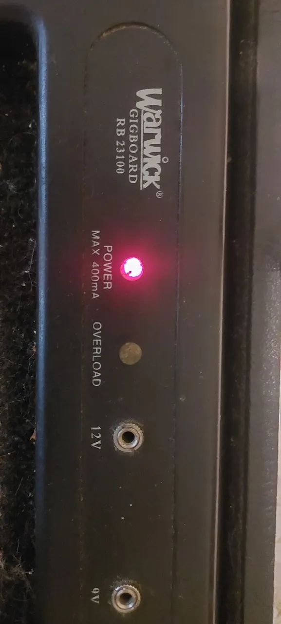 Pedalboard Warwick para 6 pedais com case - Foto 5