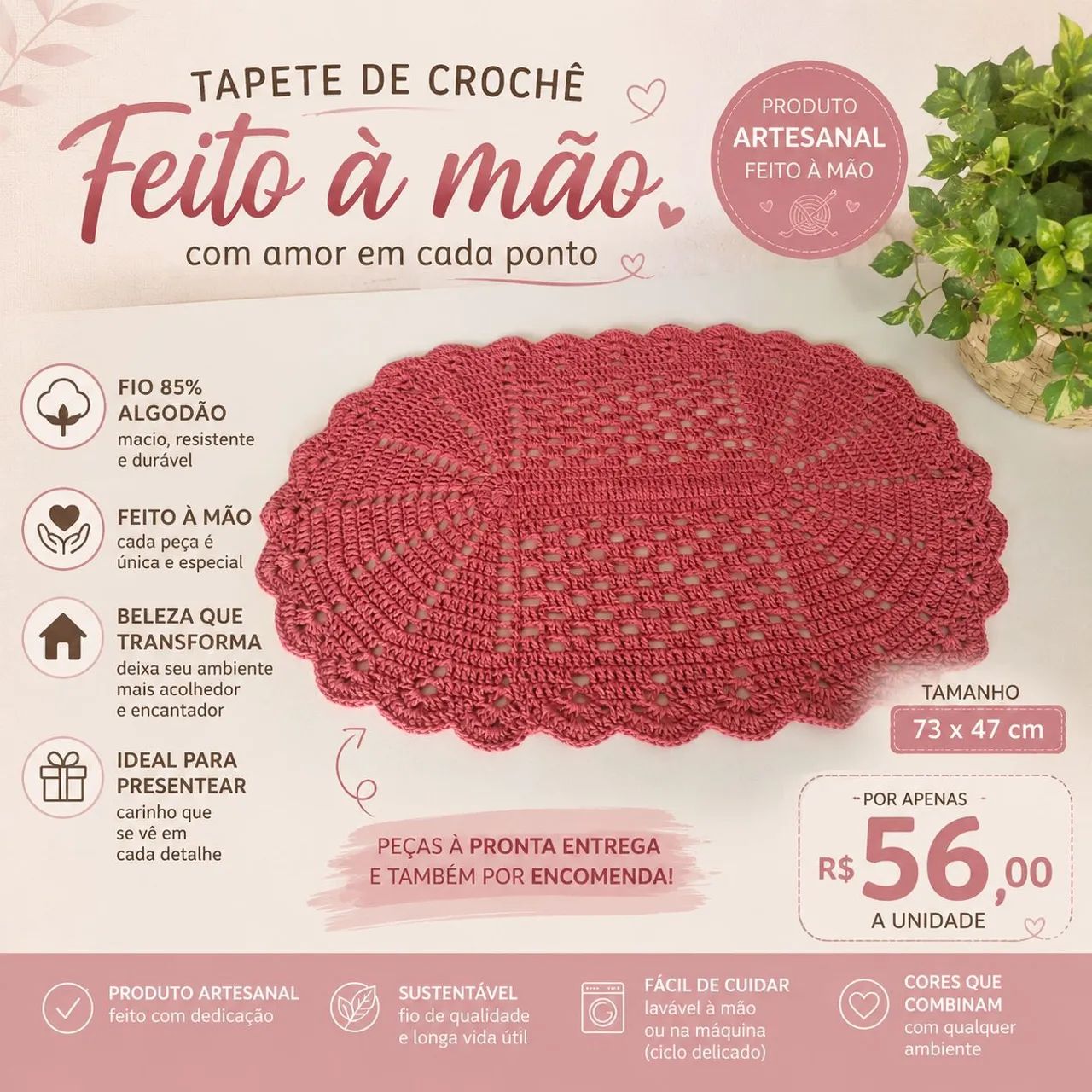 Peças em crochê  - Foto 3