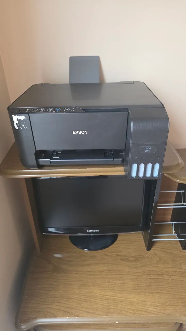 Computador e impressora