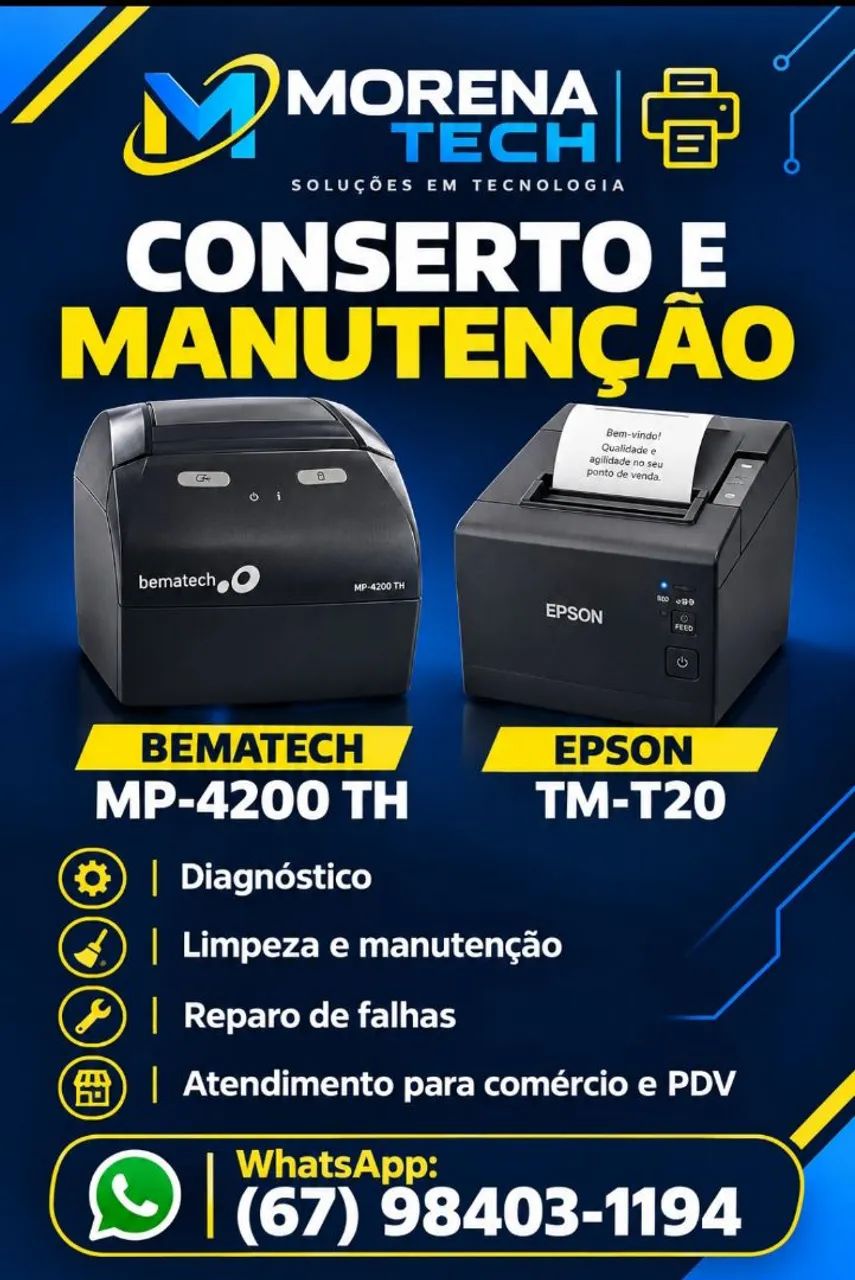 Impressora bematech conserto 