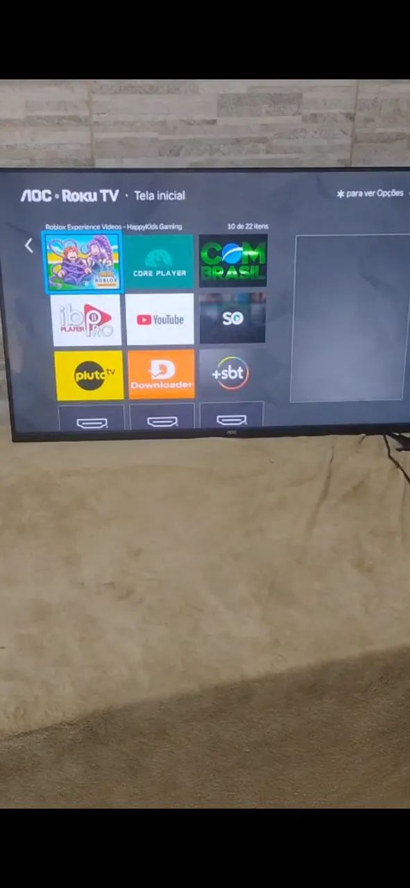 Roku TV 43 polegadas + suporte para Televisão 