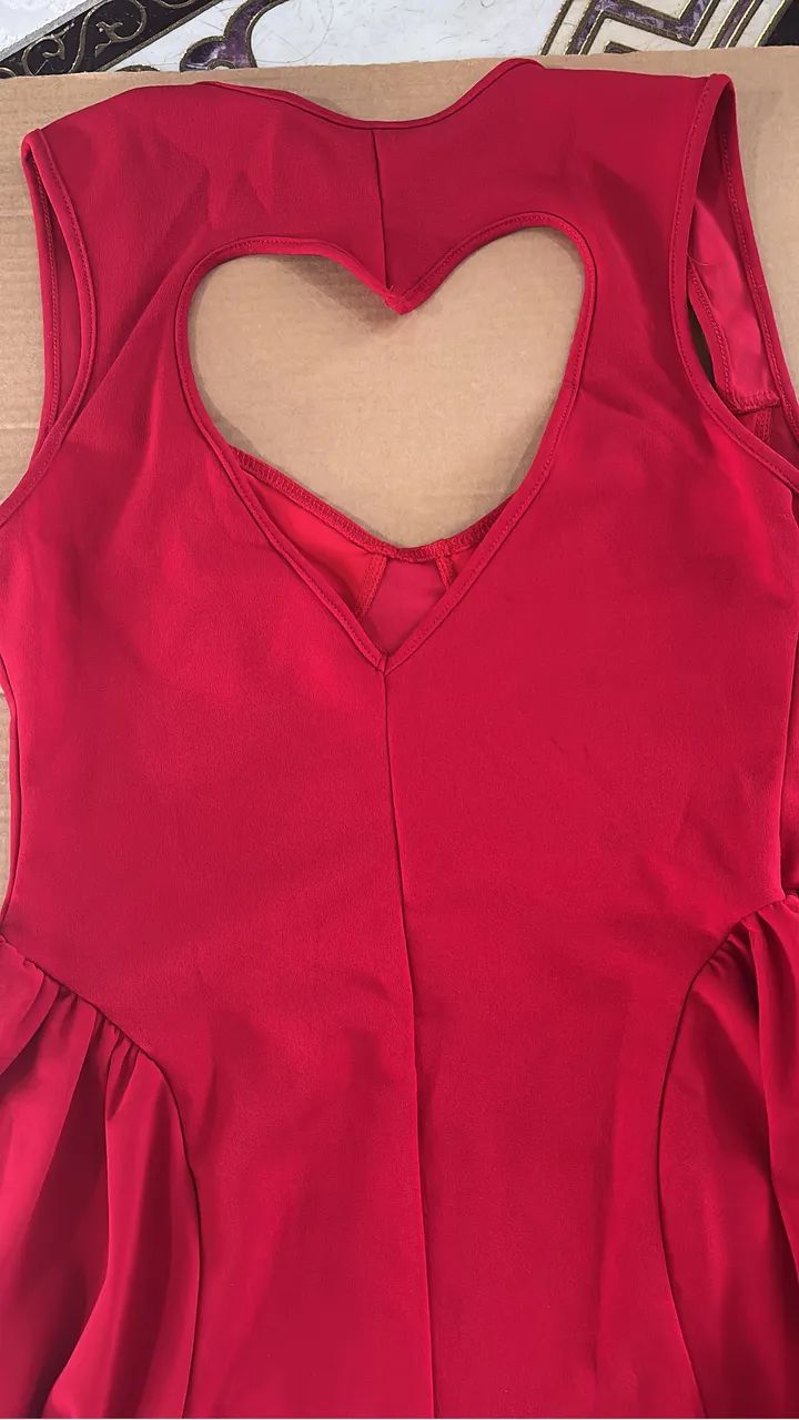 Vestido vermelho tamanho M - Foto 3