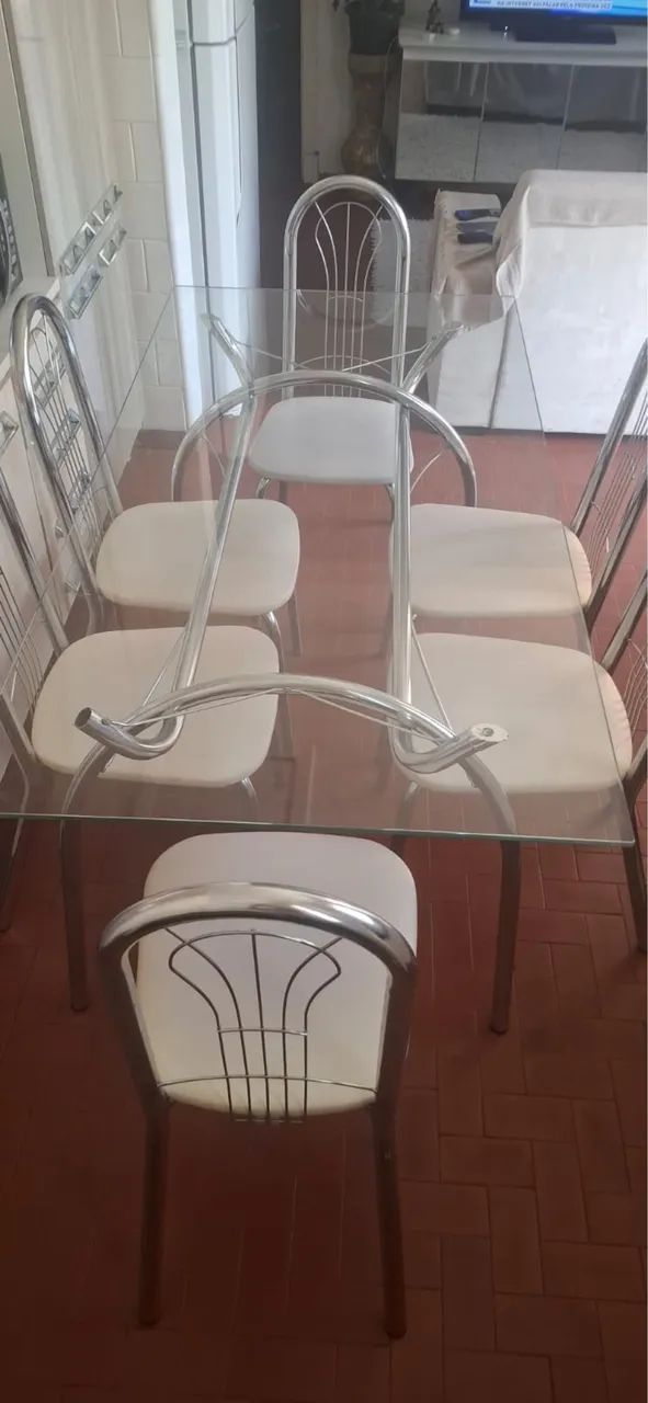 Mesa de vidro, entrego - Foto 3
