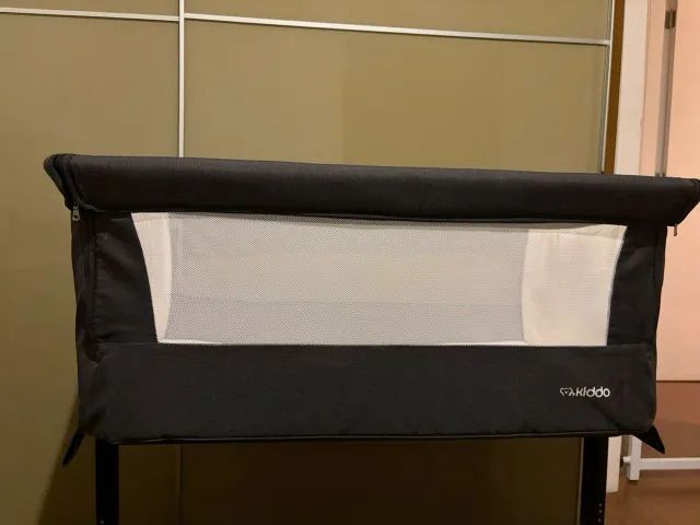 Berço portátil acoplado Kiddo - preto