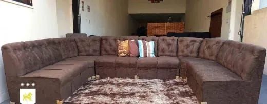 SOFA DE CANTO MAFRA 12 LUGARES SUEDE  - Foto 3
