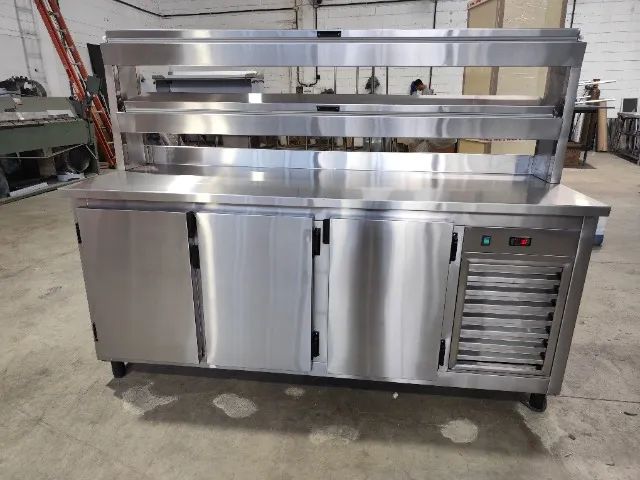 Condimentadora inox refrigerada gastronômica SS