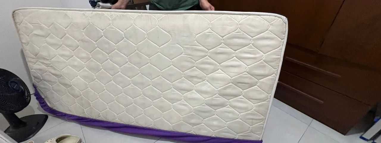 Cama box de solteiro (cama e colchão) - Foto 3