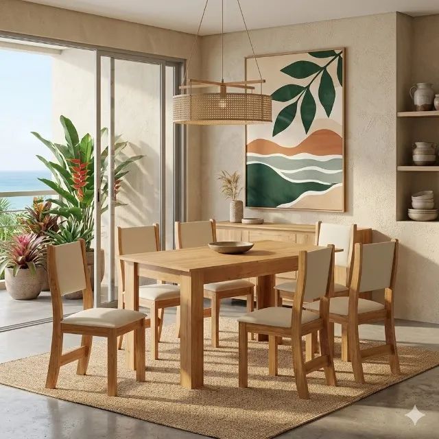 Mesa de jantar (consulte cores disponíveis)