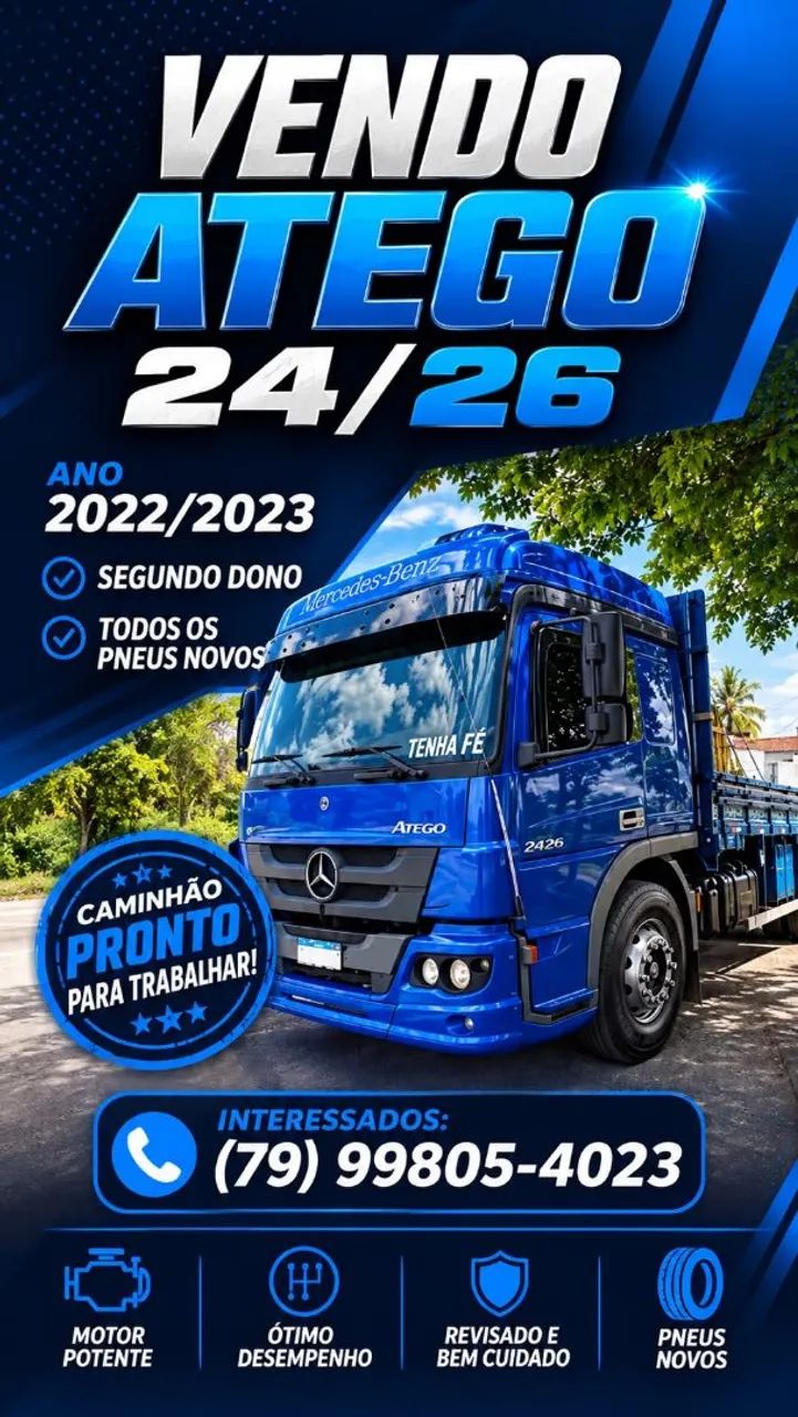 Venda de MB Atego 