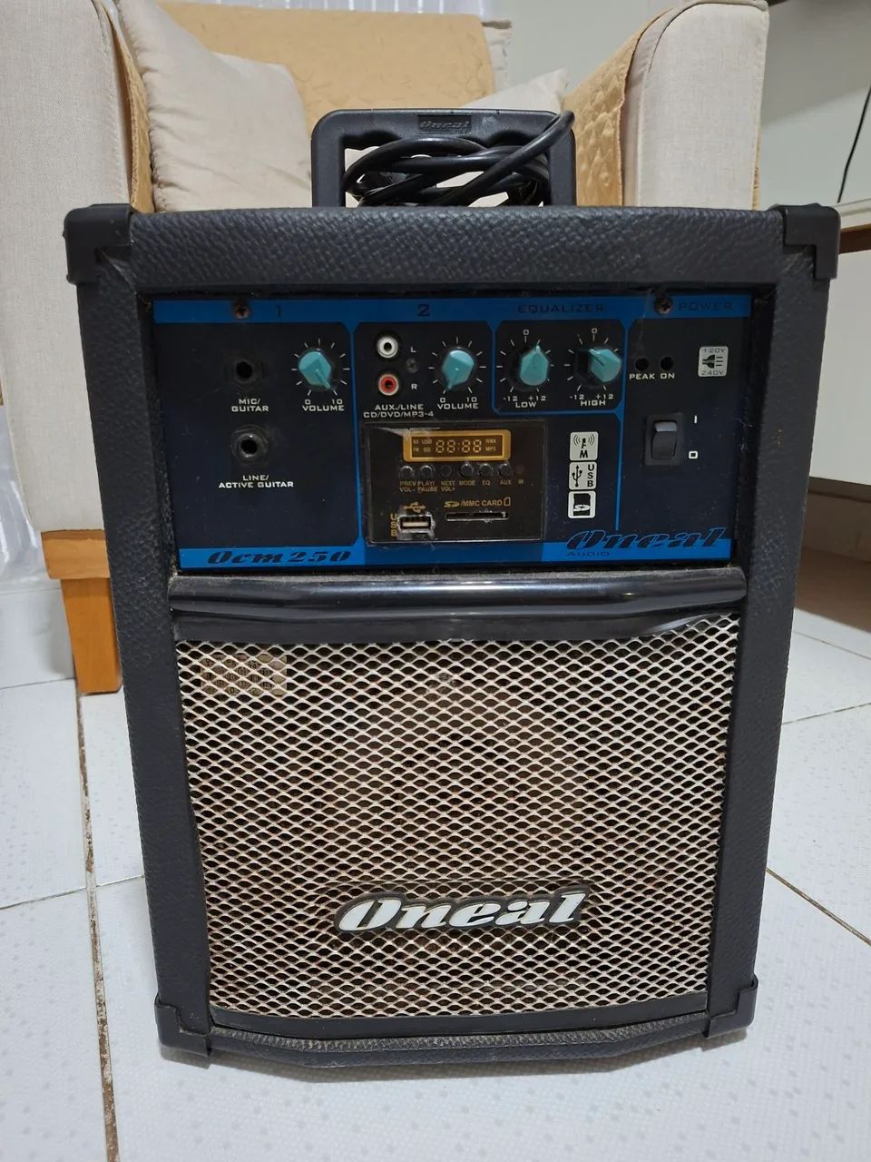 CAIXA AMPLIFICADA ONEAL - OCM 250 MULTIUSO (MUITO CONSERVADA) - Foto 2