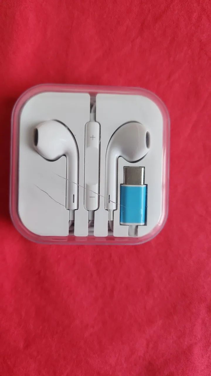Fone De Ouvido com fio / entrada Tipo C Com Microfone - Foto 5