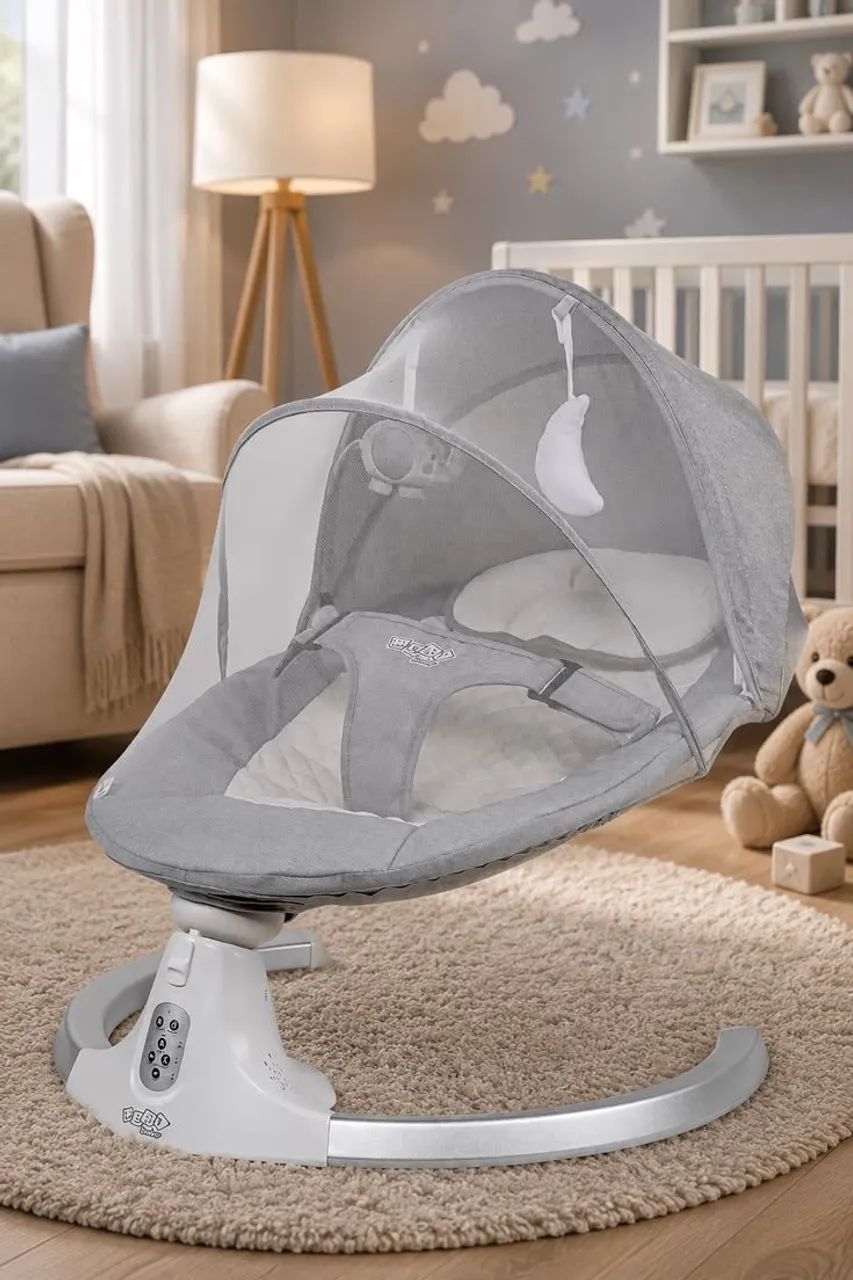 Cadeira de Descanso e Balanço Bebê Elétrica Fancy Maxi Baby - Foto 2