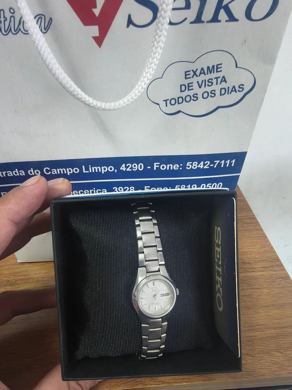 Relógio feminino Seiko original com certificado de garantia  - Foto 5