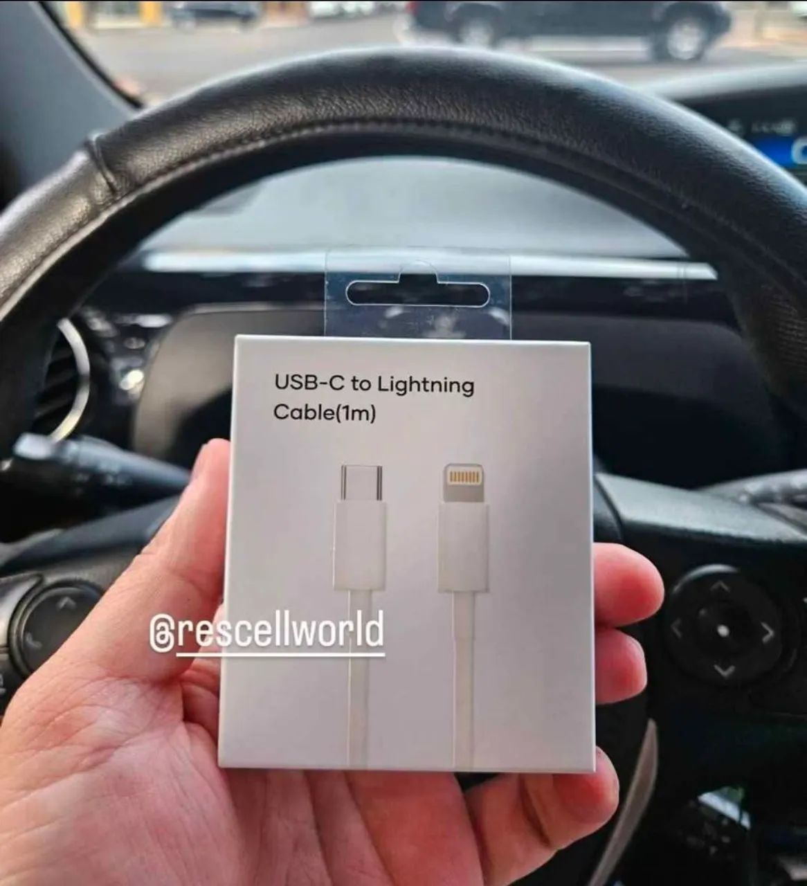 Cabo de iphone USB-C Ligtning.