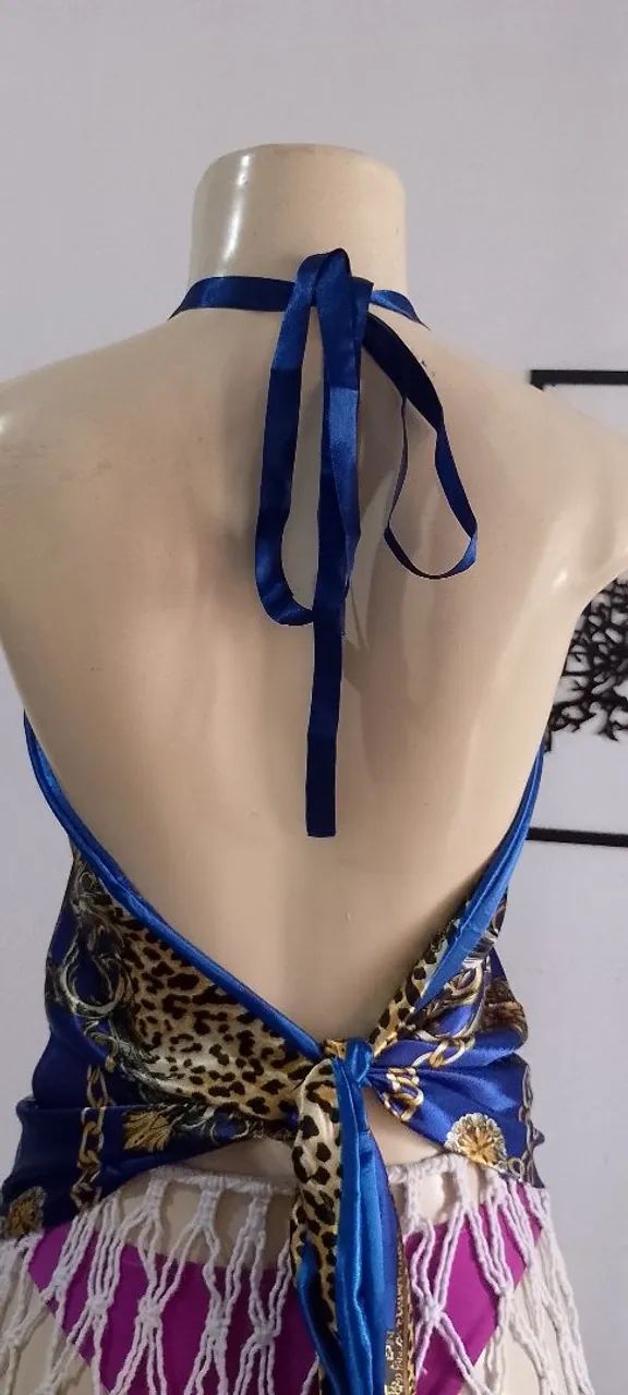Blusa de Cetim de Seda - Foto 3