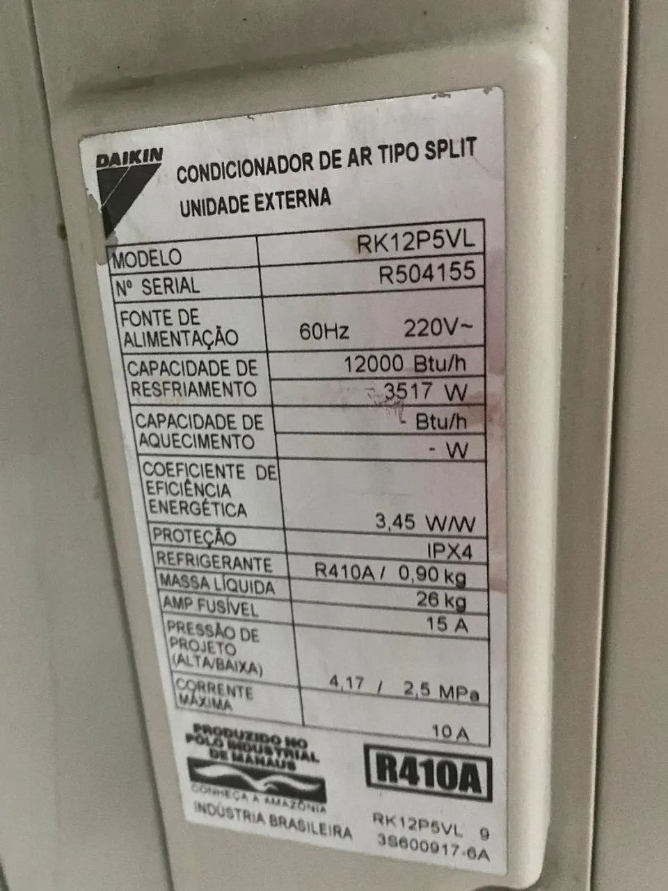Vende-se ar-condicionado da marca Daikin  - Foto 3