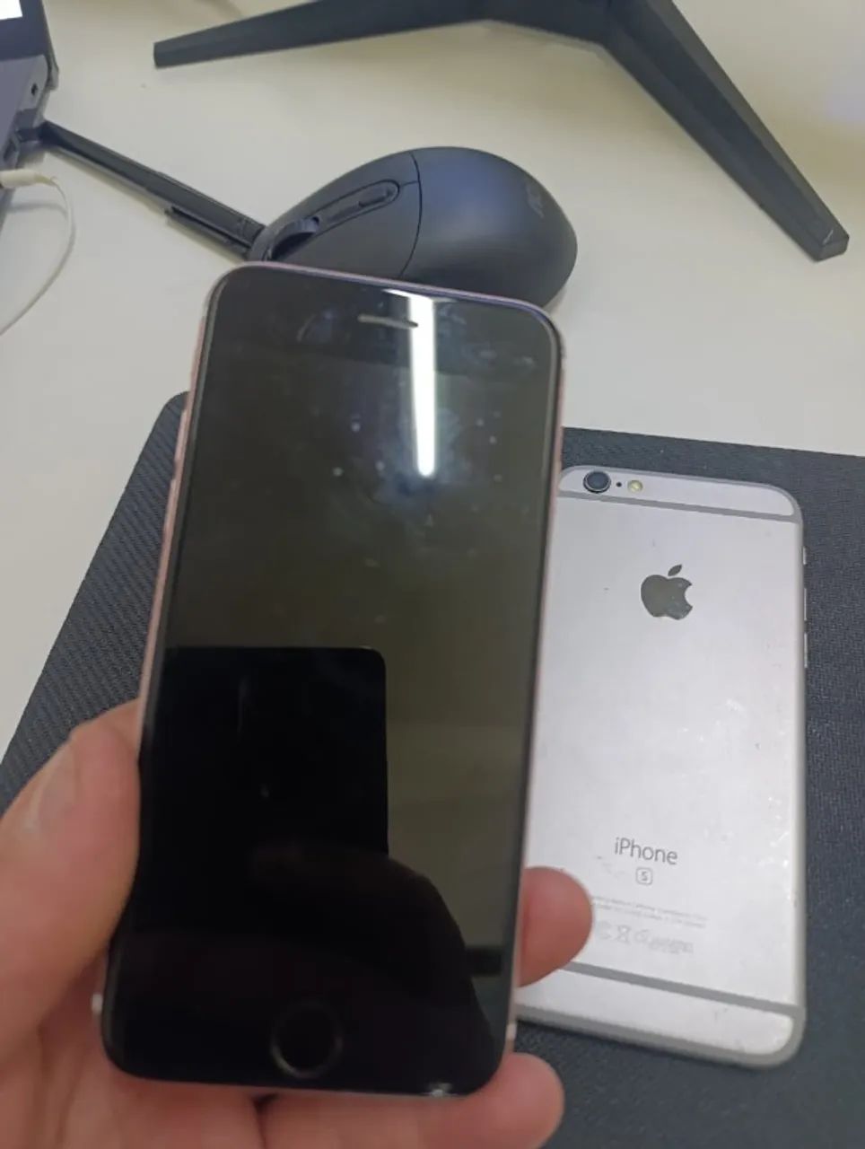 Carcaça iPhone 6s Original + Tela Funcionando + Bateria Nova - Foto 4