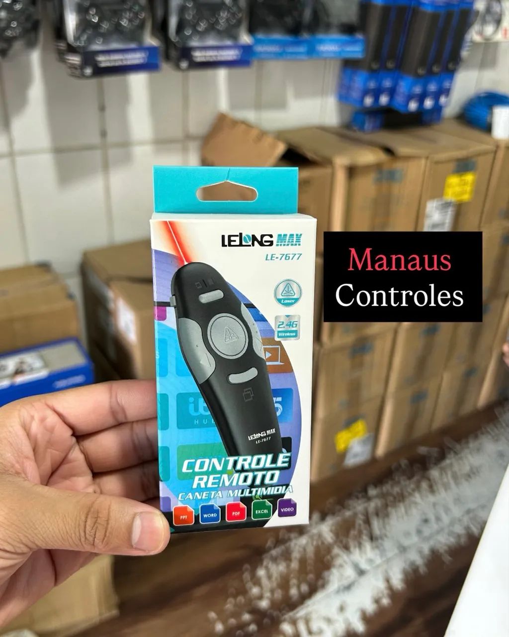 Passador de Slides com Laser Conexão USB - Promoção 