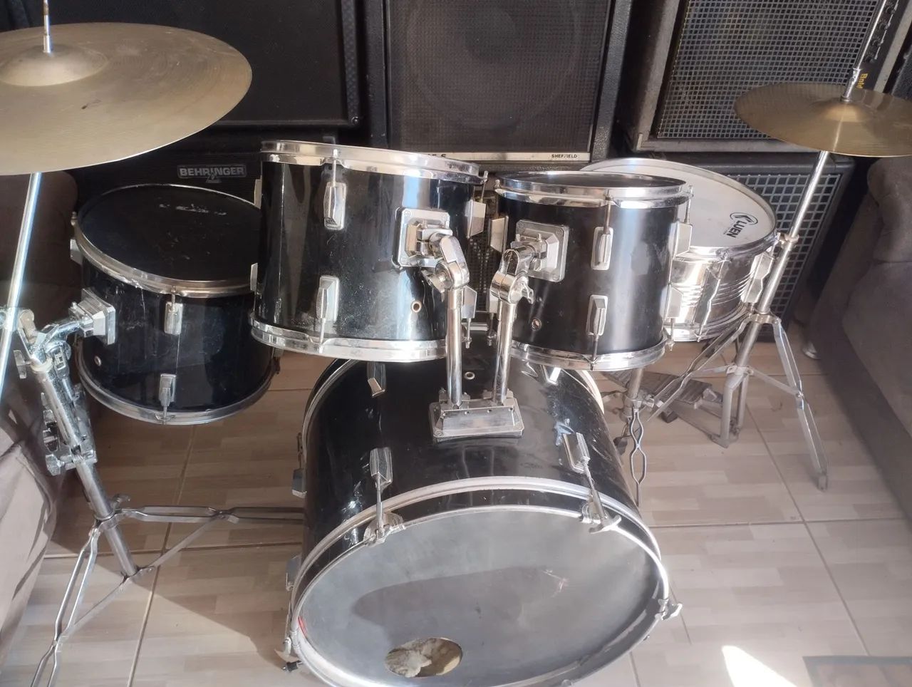 Bateria completa com banco 